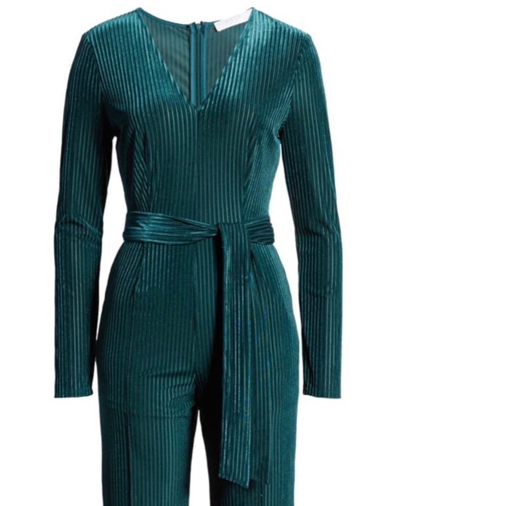Astr velvet jumpsuit